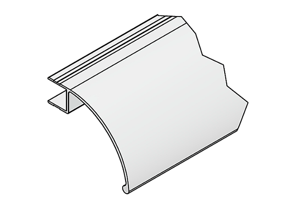 Endeprofil sidehinder Buet L=500mm Hytrans 