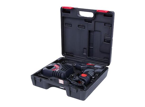 1/4'' Cordless impact screwdriver, 117Nm , 1.870 r.p.m., with 1 battery and 1 cha 