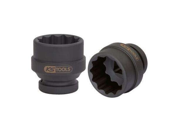 1" 12 point impact socket short, 55mm 