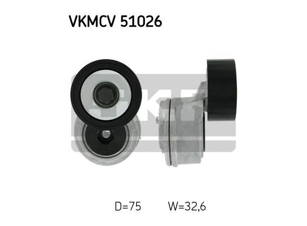 Multi-V tensioner kit, CV MERCEDES-BENZ 