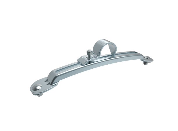 Skjermfeste justerbart Ø42mm 340mm zinc Domar 