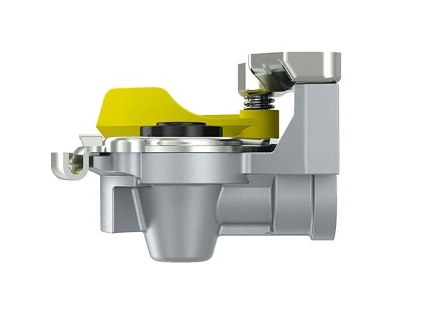 Luftkobling m/Ventil gul Wabco 