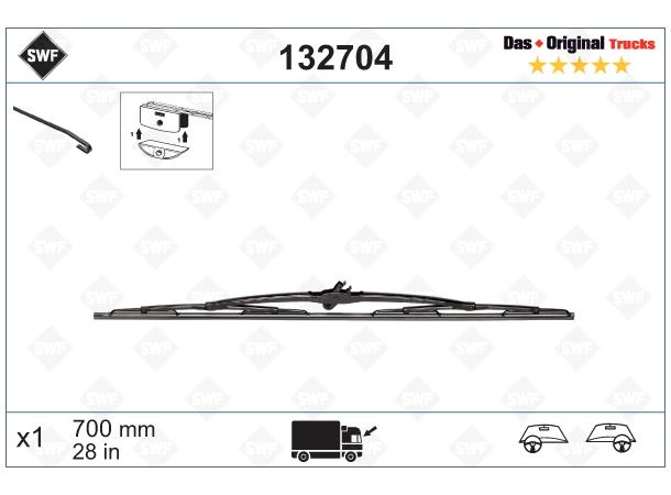 Viskerblad 700mm SWF 