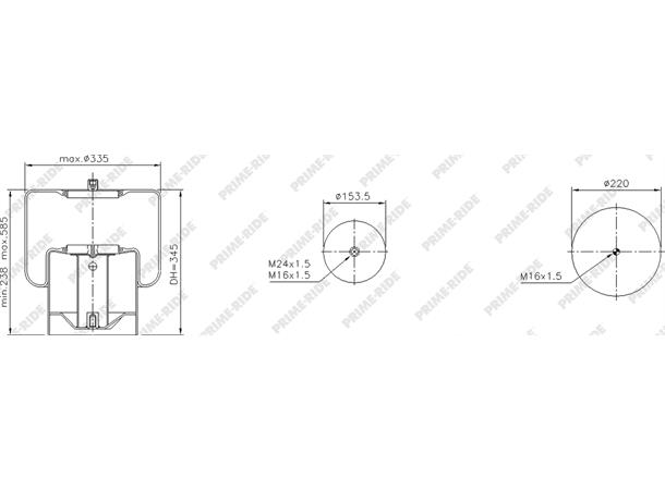 Luftbelg MB PRIME-RIDE 