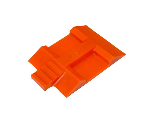 Stoppekloss jekketralle orange Polyuretan, Med magnet 