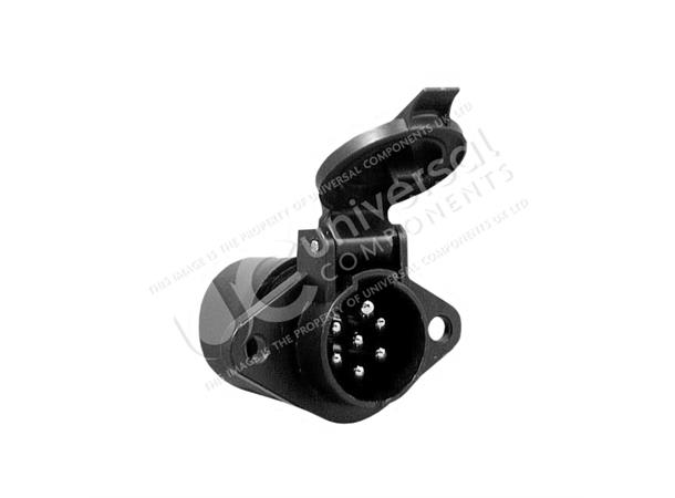 7-PIN 24V POLYPROPYLENE SOCKET SCREW TER Universal Components 