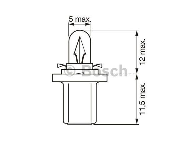Pære 12V  -  Pure Light Bosch 