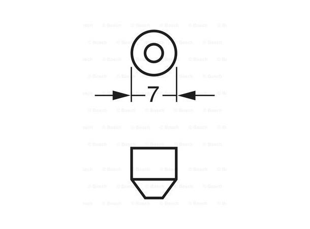 Pære 12V  -  Pure Light Bosch 