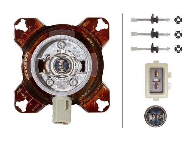 Hovedlykt med parklys Hella 