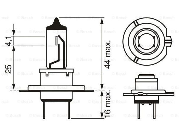 Pære 12V H7 Pure Light Bosch 