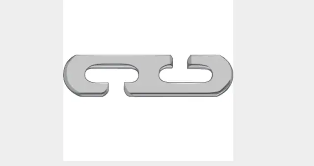 Endekrok for sidekjetting for 7 og 8,2mm Pewag 