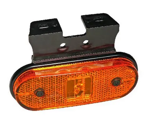Mark.lys Unipoint 1 LED SML 90°  brakket Aspöck, uten kabel.