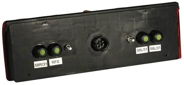 Baklys Europoint 2 4x2Pin SML LH 24v Aspöck 