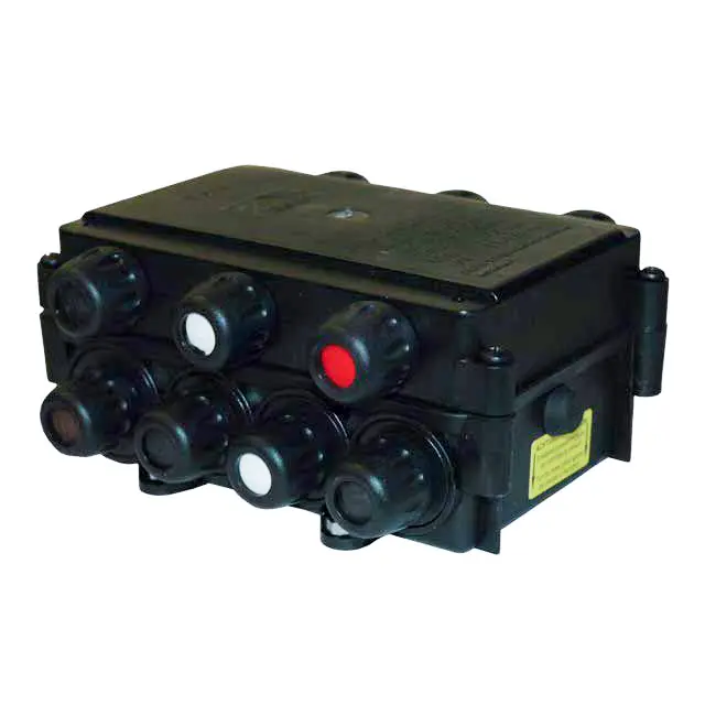Koblingsboks 14pol 180x160x82mm Aspöck 