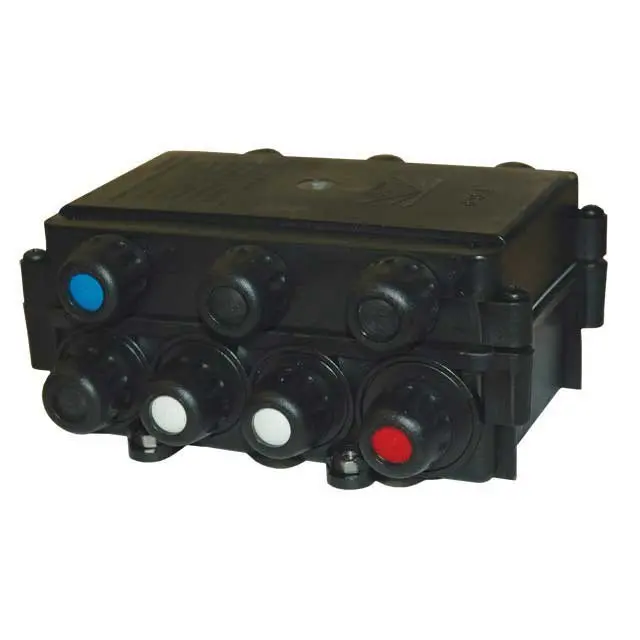 Koblingsboks 14pol 180x160x82mm Aspöck 