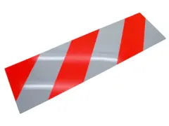 Bred Last rød/hvit Venstre 200x700mm Bevola