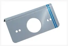 Brakett markeringslys MB rustfri 1,5mm 125x70 Bevola