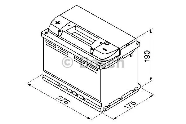 Startbatteri 74Ah 680A Bosch 