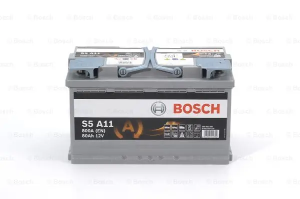 Startbatteri 12V 80Ah - AGM Bosch 