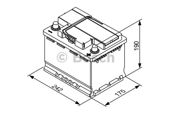 Starter Battery Bosch 
