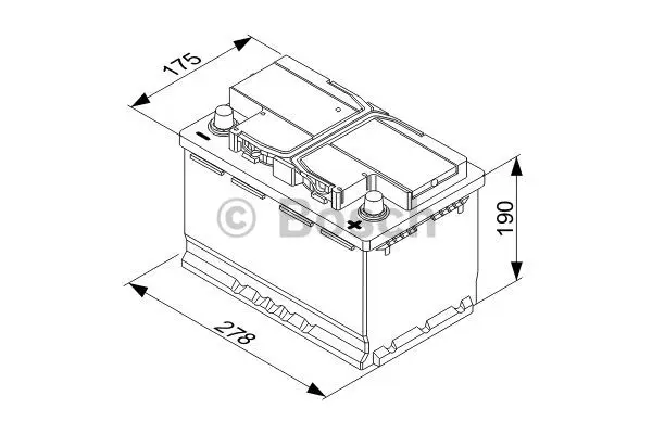 Starter Battery Bosch 