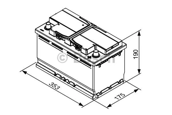 Starter Battery Bosch 