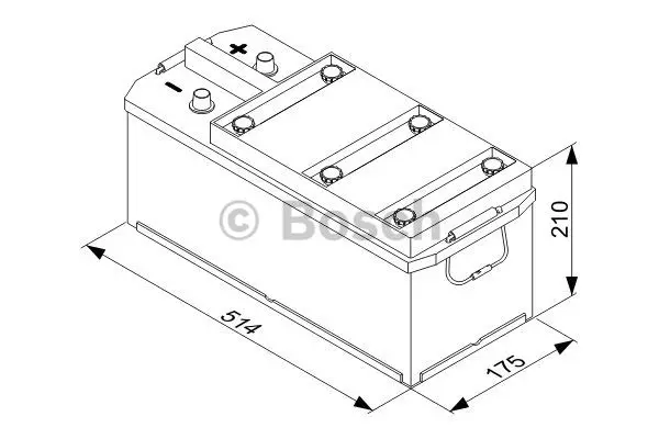 Starter Battery Bosch 