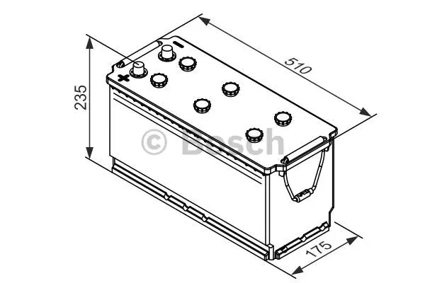 Starter Battery Bosch 