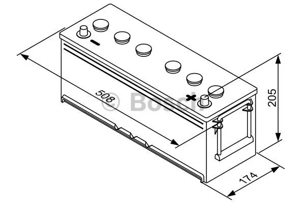 Starter Battery Bosch 