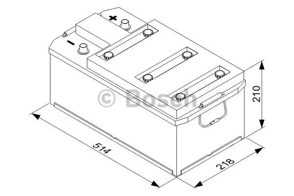 Starter Battery Bosch 