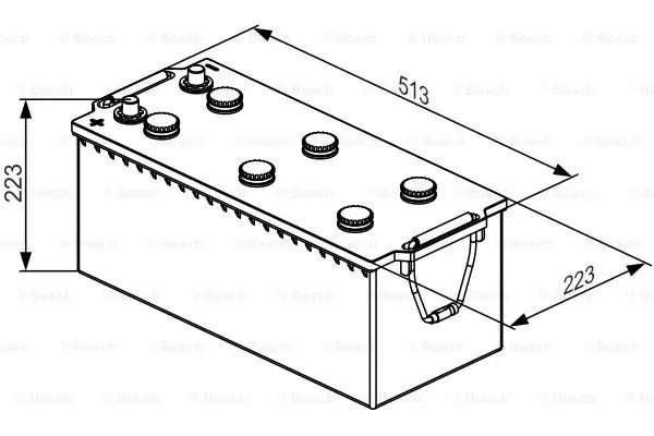 Starter Battery Bosch 