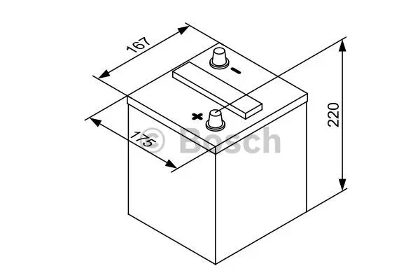 Starter Battery Bosch 