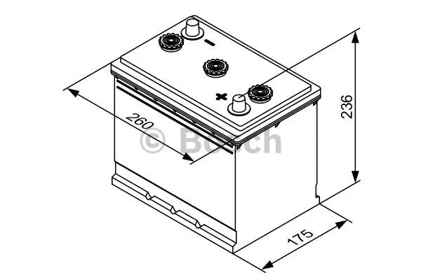 Starter Battery Bosch 