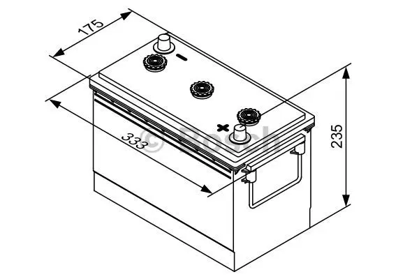 Starter Battery Bosch 