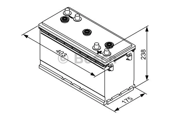 Starter Battery Bosch 