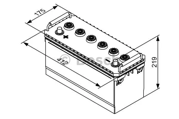 Starter Battery Bosch 