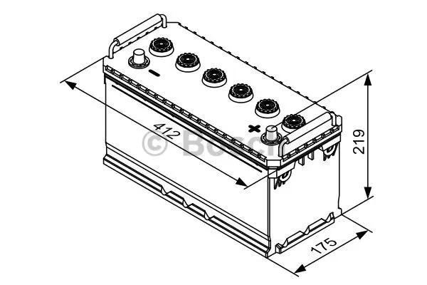 Starter Battery Bosch 