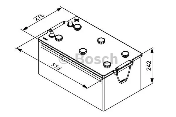 Starter Battery Bosch 