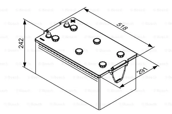 Starter Battery Bosch 