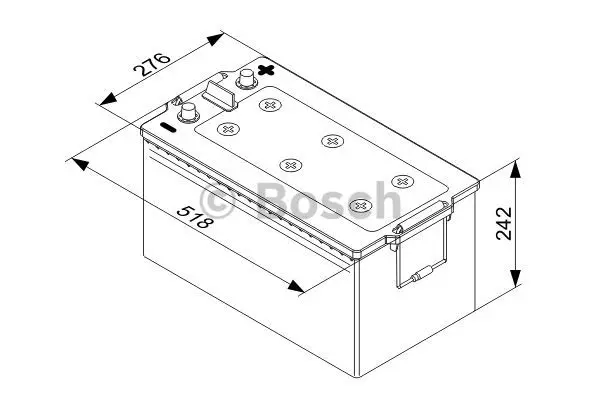 Starter Battery Bosch 