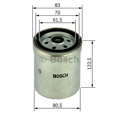 Drivstoffilter Scania Ø 80 