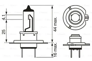 Pære 12V H7 Pure Light Bosch