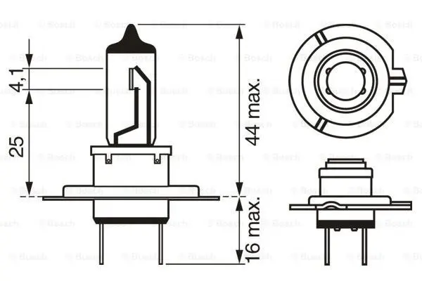 Pære 12V H7 Pure Light Bosch 