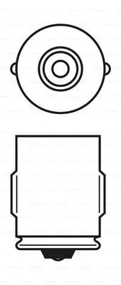 Pære 12V 2W BA7s Pure Light Bosch 