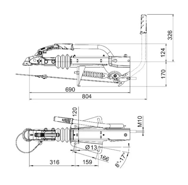 Alko påløp 251S V-drag AL-KO 