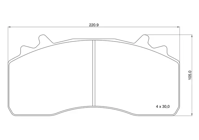 Bremseklosser MERCEDES-BENZ BREMBO 