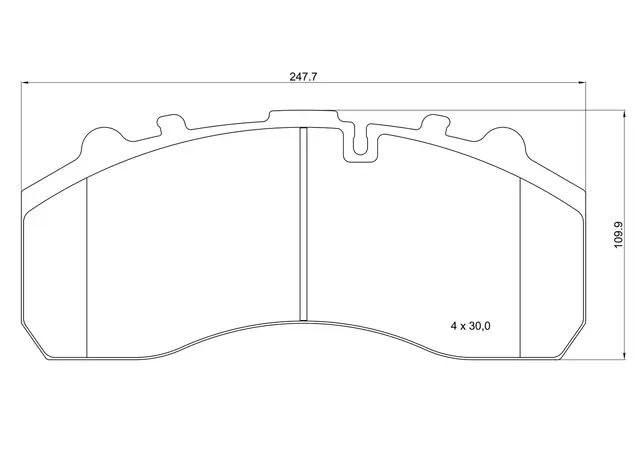 Bremseklosser SN7/SB7 BREMBO 