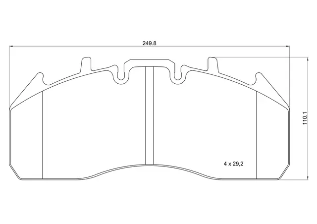 Bremseklosser RENAULT  TRUCK/VOLVO BREMBO 