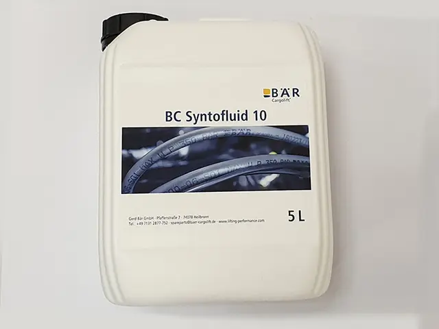 Bc Syntofluid 10 XS olje 5L(pris per L) Bär Cargolift (selges kun som 5L) 