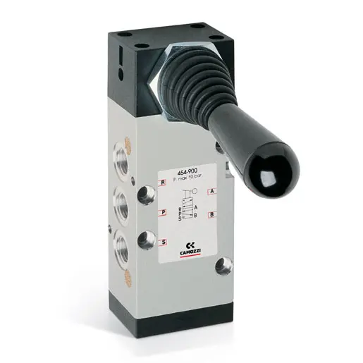 454-900  1/4  MANUELL 5/2 VENTIL Camozzi 